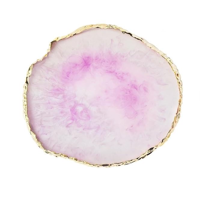 Resin Nail Art Palette Polish Makeup Palettes Nail Painting Mixed Color Palette (Purple)