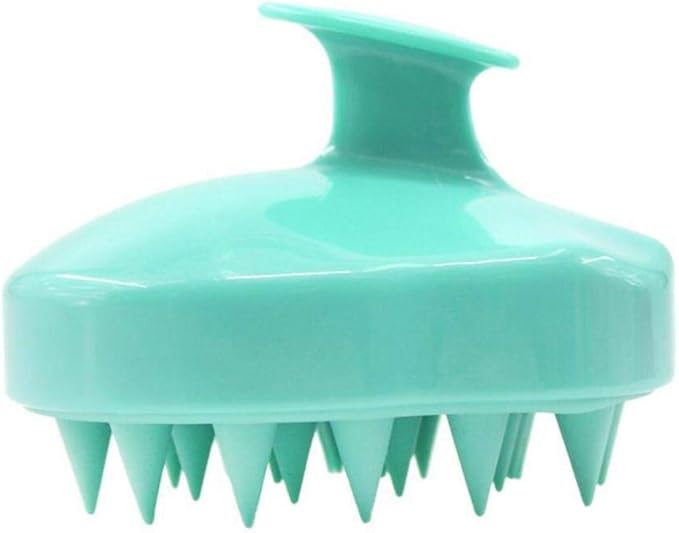 BeNat Hair Scalp Massager, Soft Silicone Bristles Scalp Brush for Woman, Men, Kids and Pets -All Hair Types Shampoo Brush