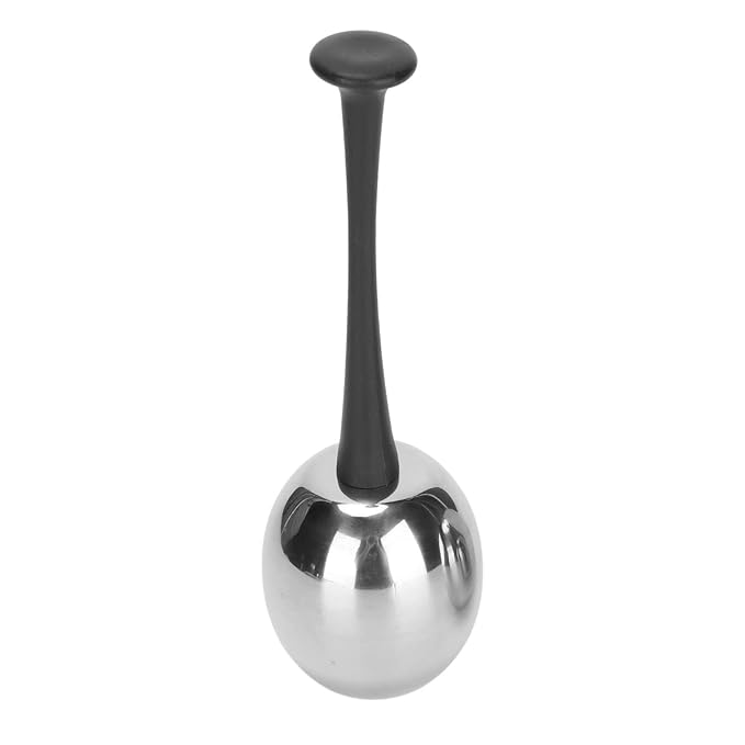 2pcs Facial Ice Globes Stainless Steel Facial,Massage Reduce Puffiness Eliminate Fine Lines Ice Globes Cryo Sticks for Skin Care,Targets Dark Circles,Puffiness,Wrinkles (Black Handle)