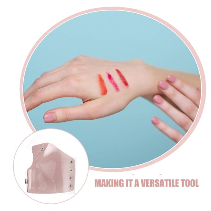 Baluue Palette Gloves 2-Pack Soft Comfortable Makeup Hand Gloves for Face Cream Dispensing Cosmetic Palette Protection