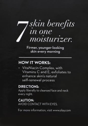 Olay Total Effects Night Firming Cream Face Moisturizer,1.7 oz,(Pack of 2)