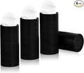 4 PCS Car Tissue Holder, Quick Convenient Refill Cylinder Facial Tissue Holder, Travel Tissues Box Round Container Suitable for Car Cup Holder, Universal Car Accessories (Black)