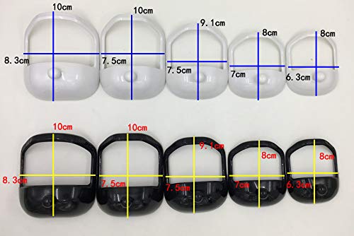 Beard Styler Goatee Beard Grooming Tool Men's Facial Hair Styling Template - 5pcs/Set (black)