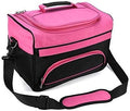 Professional Cosmetics Beauty Hairdressing Styling Bag, Multi-functional Hair Makeup Salon Hairdresser Toiletry Organizer Tool Bag Case Holder Box with Strap for Hair Stylist Shoulder Carrying
