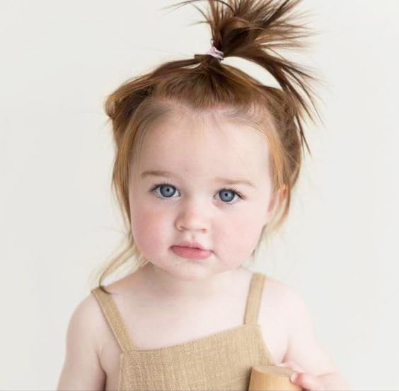CÉLLOT 360PCS Brown Baby Hair Ties, 2cm in Diameter No Crease Finger Rubber Hair Elastics,Small Thin Hair Ponytail Holders Hair Accessories for Baby Girls Toddlers Kids