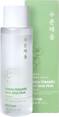 PRETTYSKIN Moisturizing Facial Toner-Gentle Exfoliating & Moisture Boosting Formula – Tomato Extract + Vitamins B, D – for Smooth, Supple Skin 8.45fl.oz (250ml) (Green Tomato AHA BHA PHA)