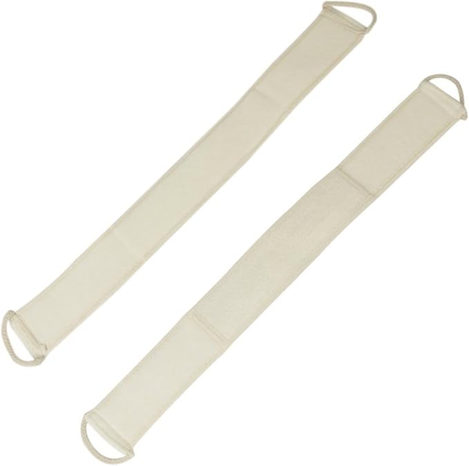 Loofah Back Scrubber Strap Exfoliating Shower Scrubber Soft Mesh for Skin Types for Bathing