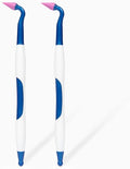 Gum Stimulator Rubber Tip Stimulator, Gum Massager and Interdental Tool – Pack of 2 Gum Stimulators with Ergonomic Handle, Latex-Free