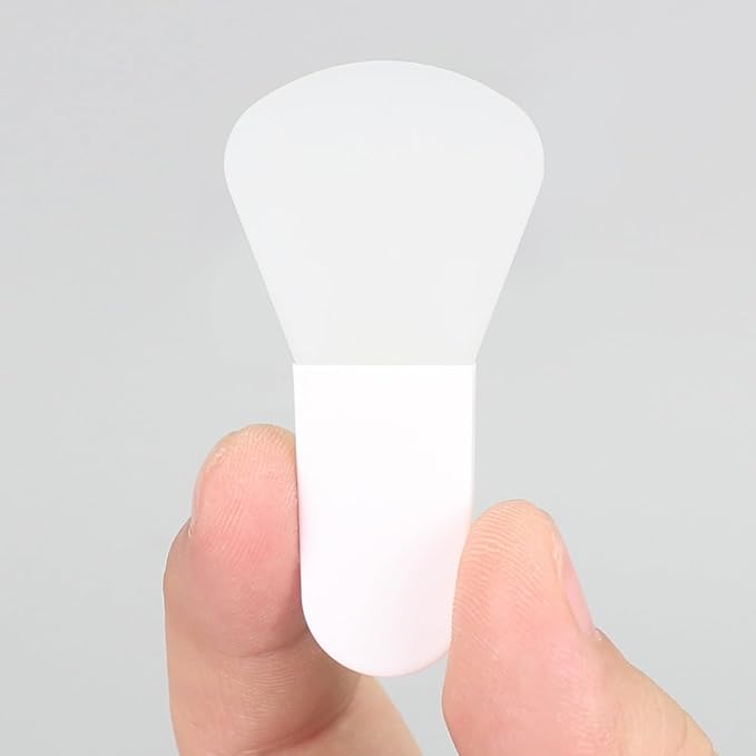 6pack Face Mask Applicator Brushes, Mini Soft Silicone Eye Mask Spatula Brush, Makeup Skincare Applicators, Small Mask Tools for Eye Facial Mud Clay Mask Paste Gel Body Cream Lotion Butter