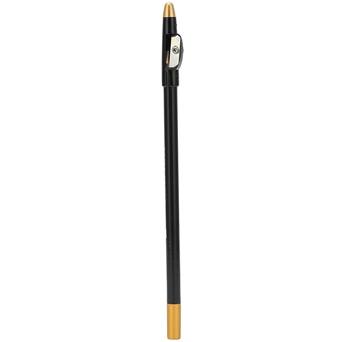 Beard Pencil, Premium Barber Pencil Beard Shaper with Built in Sharpener Edge Hairline Razor Trace Pencils Beard Guide Beard and Hairline, Professional Shaping Tool for Men (Black)