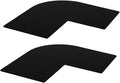 FRCOLOR 2pcs Beard Styling Tool Kit Hairline Shaping Tool for Men Trimmer Beard Template Styling Ruler Barber Grooming Kit