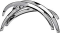 QMI 145003 - Fender Trim Compatible with Chevy S10 and GMC S15 Pickup (Full Arch) Mirror Polished Stainless Steel Wide Width Set Of 4