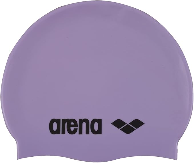Arena Classic Unisex Soft Silicone Swim Cap for Women and Men, Intensive Training Comfortable Non-Slip Long Hair Swimming Hat
