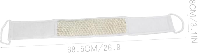 2pcs Back Scrubber Bath Towels Soft Exfoliating Shower Tool with Long Strap for and Cleansing Safe for All Skin Types for Daily Use