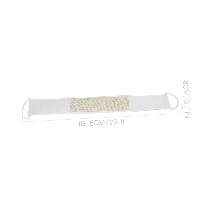 2pcs Exfoliating Back Scrubber Strap Soft Bath Accessory for Gentle Skin Cleansing and Massage Easy to Clean Suitable for All Skin Types