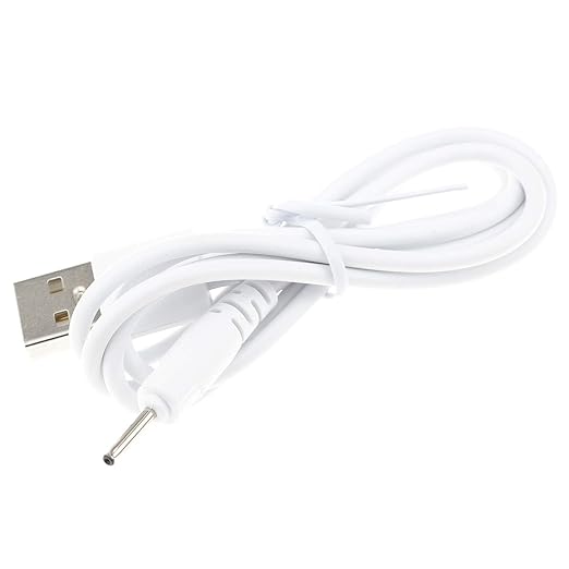 Chofit Intended for COSLUS FBS02/FBS01 Facial Cleansing Brush Charging Cable Protable Replacement USB Charger Cable Compatible with COSLUS IPX7 Charger (White,1PACK)
