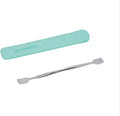 Blackhead Remover Tool, Pore Cleaner & Comedone Extractor Face Spatula, Professional Stainless Steel Whitehead & Pimple Extractor Tool for Facial Skin Care with Cyan PU Case