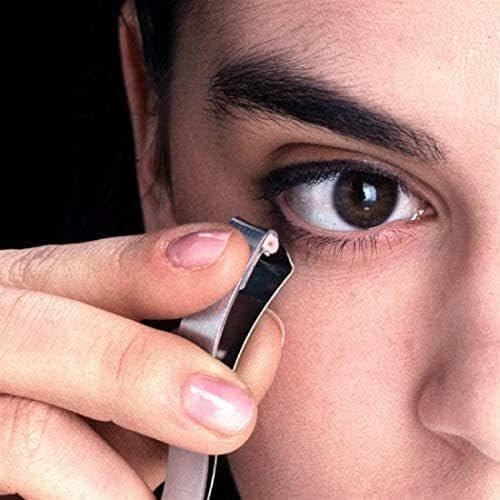 Prima Shogyo Partial Eyelash Curler for Corner Lash - Mini Japanese Eyelash Curler for Inner & Outer Lashes - Includes 6 Extra Rubber Pads - Made in Japan - C-2000