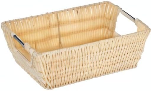 Whitmor Rattique Small Shelf Tote Latte