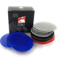 GENTS Palm Hair Brushes – Colorful Portable Styling Combs for All Hair Types, Ergonomic Grip for Easy Use, Set of 8 – Made in USA