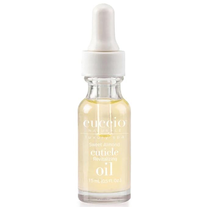 Cuccio Naturale Sweet Almond Cuticle Oil – Hydrating and Nourishing Treatment with Safflower Oil and Vitamin E – Sweet Almond Scent – Promotes Healthy, Strong Nails – 0.50 Fl. Oz. (15 mL)
