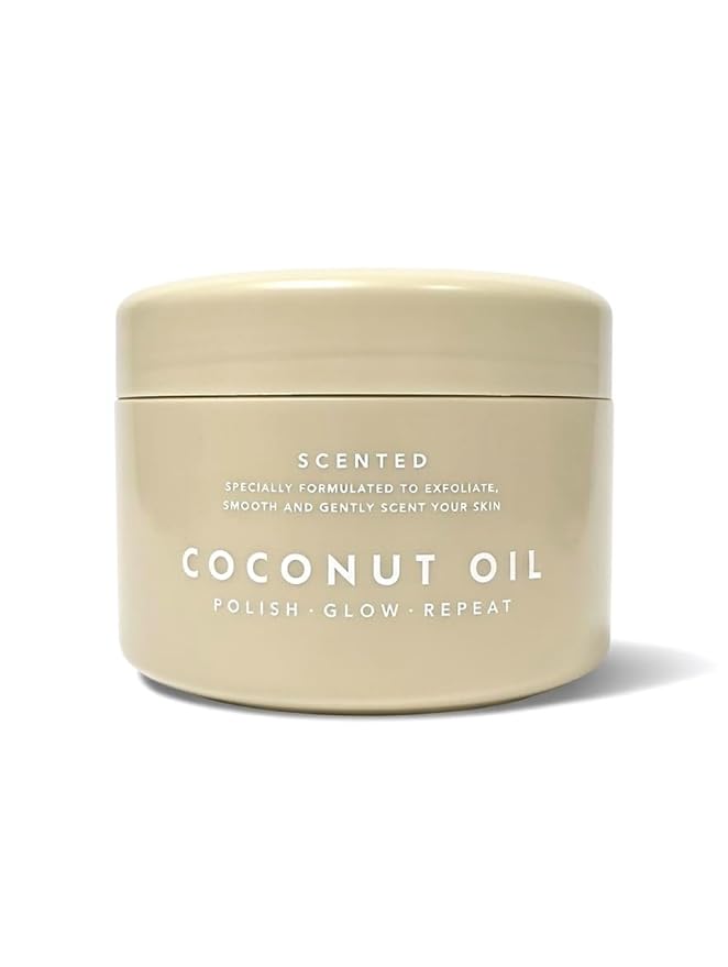 Asquith & Somerset Coconut Oil Scented Body Polish, Exfoliating Skin Scrub, 650g, 22.92 oz