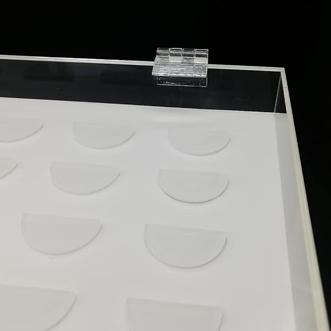 12 Pairs False Eyelashes Clear Storage Box Acrylic Display For Case