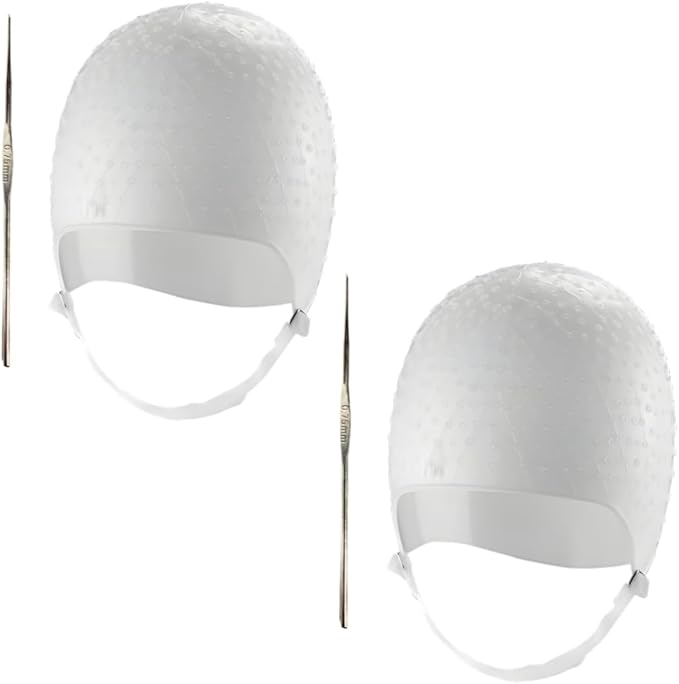Dompel Silicone Highlight Hair Cap | Reusable Professional Silicone Cap | Special for Hair Dyeing | Model 233 CA (2)