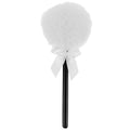 Fluffy Makeup Powder Puff with Handle 6.7 Inch Soft Velour Body Dusting Applicator for Face and Body Powder Setting