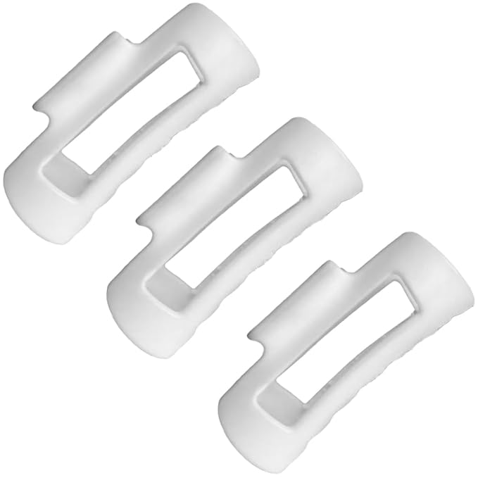 Fashion Hair Clips, Cloud Hair Pins for Women, 3.9 inch Hair Claw Clip for Thick/Fine/Thin/Curly Hairstyle, White 3 Pack