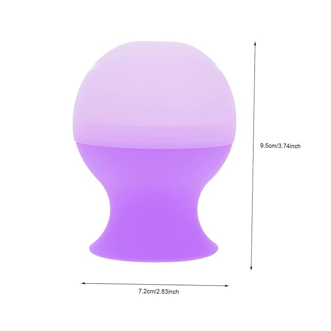 NOLITOY Ice Facial Roller Reusable Silicone Skin Mold for Puffiness Relief and Skin Repair for Face Care and Easy to Use Purple