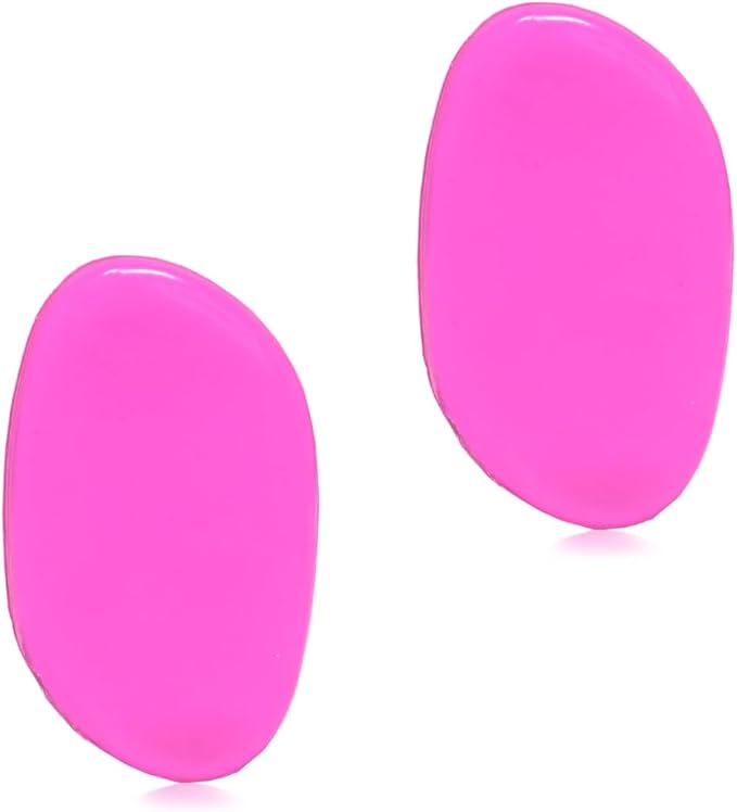 Washable Silicone Sponge Jelly Applicator for Cream Gel Foundation - Face Silisponge Cosmetic Beauty Makeup Tools Blender Red 2PCS