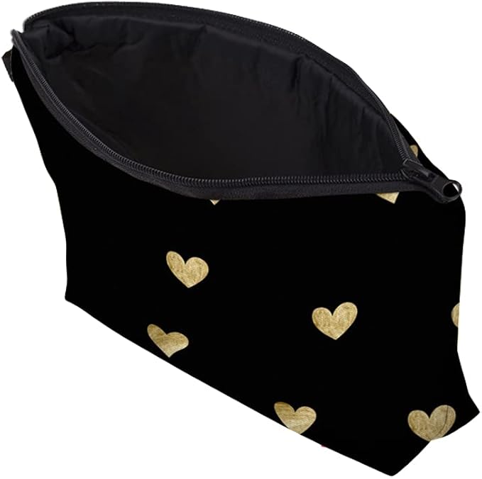 Deanfun Cosmetic Bag for Women Waterproof Cute Fashion Purse Makeup Bags Roomy Travel Toiletry Bag Accessories Organizer Gifts(51356)