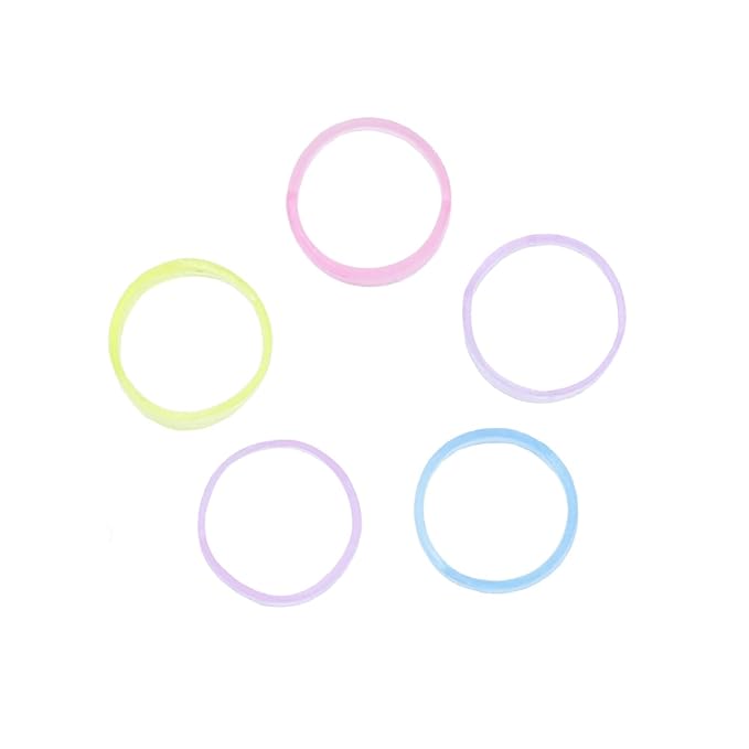 Baby Hair Ties Elastic Hair Rubber Bands,400pcs Multi Color Small Hair Holder Hair Tie for Kids Girls