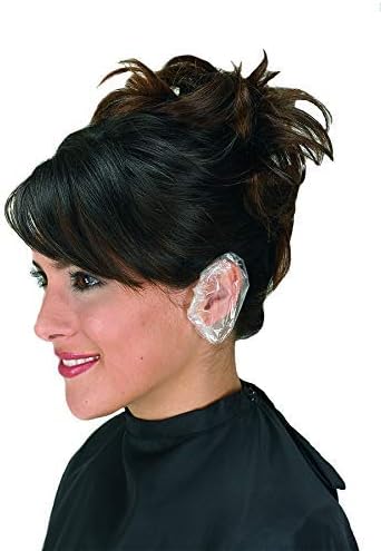 Colortrak Ear Color Protectors 24 Pack, Protects Ears From Water, Hair Color, Stains and Chemical Solutions, Elastic Ensures Comfortable Fit, One Size Fits All