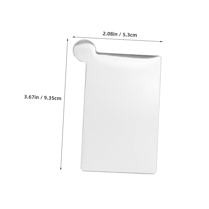 Stainless Steel Makeup Palette Mixing Trays for Blending Liquid Foundation Mini Spatula for Cosmetics
