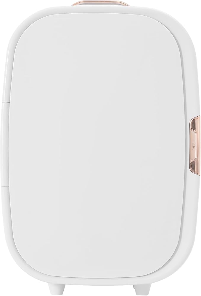 12L Beauty Fridge-50W/48W Dual-Function Cooling/Heating Cosmetic Refrigerator with Smart Thermostat, Compact Mini Skincare Fridge, Low Noise Operation (White)