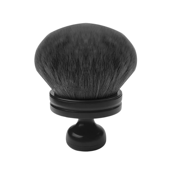 Extra Large Brush for Self Tanner and Body Makeup, Soft Synthetic Hair Brush for Foundation, Bronzer, Blusher, Self Tanning Lotion, Applicator for Face Body and Back (All black)