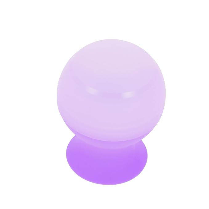 NOLITOY Ice Facial Roller Reusable Silicone Skin Mold for Puffiness Relief and Skin Repair for Face Care and Easy to Use Purple
