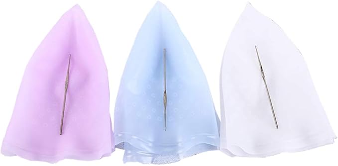 Reusable Silicone Hair Staining Cap Multicolor Hair Dyeing Cap with Metal Hooks