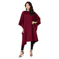 BD Barber Lightweight Crinkle Nylon Hair Cutting/Styling Cape, Water Resistant, Machine Washable, Permanent Crinkle Nylon, Repels Hair, Snap Closure at Neck, Generous 54 x 60 inch Size, Burgundy