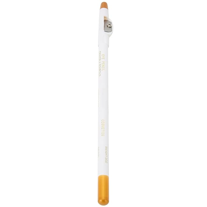 Beard Pencil, Premium Barber Pencil Beard Shaper with Built in Sharpener Hairline Razor Trace Pencils Beard Beard and Hairline, Professional Shaping Tool for Men (White)