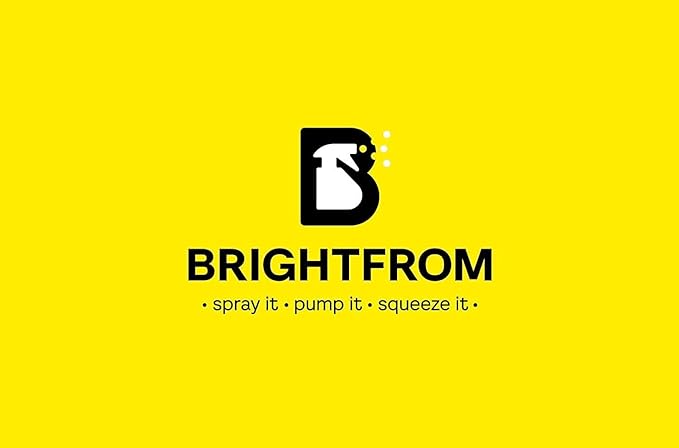 BRIGHTFROM Empty Shampoo Pump Bottles, 32 OZ / 1 Liter, BPA-Free Cylinder Containers, Household & Commercial Use, 2 Pack - Leak Proof