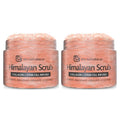 Himalayan Salt Scrub, Face, Foot, and Body Exfoliator with Collagen and Stem Cells Exfoliating Scrub for Toning, Cellulite, and Skin Care by M3 (Pack of 2)