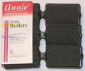 Annie Foam Hair Rollers 1.5 Inch Jumbo, 6 Count Soft Sponge Curlers for Heatless Curls, No Pins or Clips Needed, For Wet or Dry Hair, Tight Defined Curls