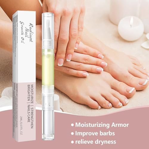 Cuticle Oil Pen, Cuticle Oil for Nail Strengthener, Radiant Nail Growth Oil with Tea Tree Oil, Cuticle Remover Pusher Oil Pen