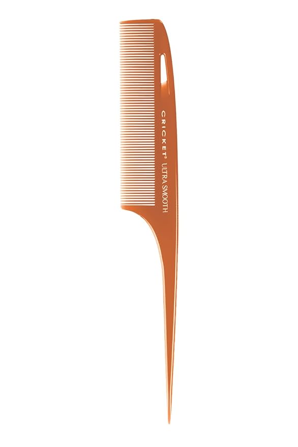Cricket Ultra Smooth Hair Cutting and Styling Comb Set - Argan, Olive Oil, and Keratin Infused Combs - Frizz Control, Shine Enhancement, and Manageability