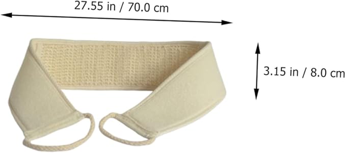 3pcs Exfoliating Bath Scrubber Strap for Skin Cleaning and Back Massage for Deep Cleansing and Exfoliation Shower Gentle Skin Types