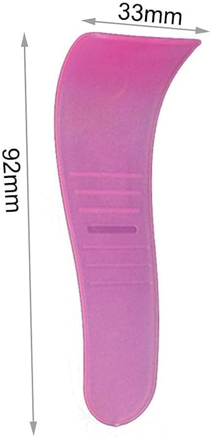 Portable Hair Wax Cleansing Spatulas Sticks Mask Scraper Plastic Waxing Applicator & Depilatory Creams Hair Waxing Removal Beauty Tools, White and Rose Red 3 Pcs