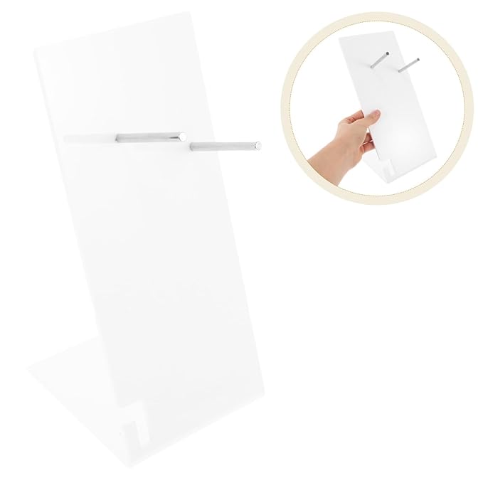 Hair Dryer Holder Wall Mounted Bathroom Hair Tool Organizer Storage Rack for Blow Dryers and Styling Tools White